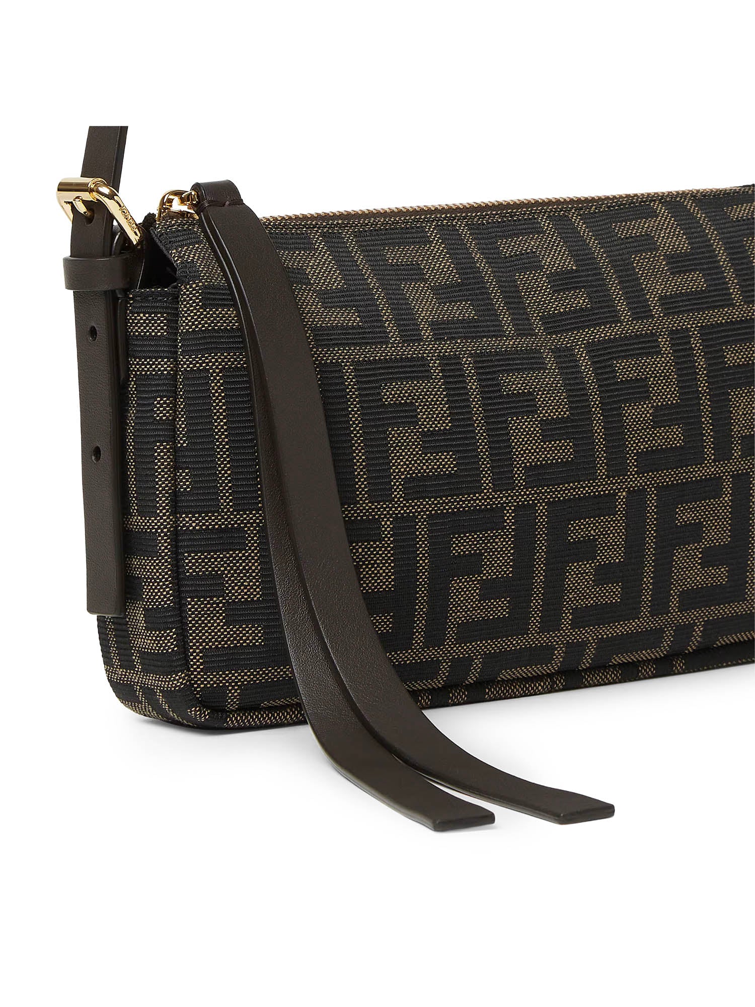 Borsa Zip Top Small FF Jacquard 8BS123 B17AF14YN FENDI 