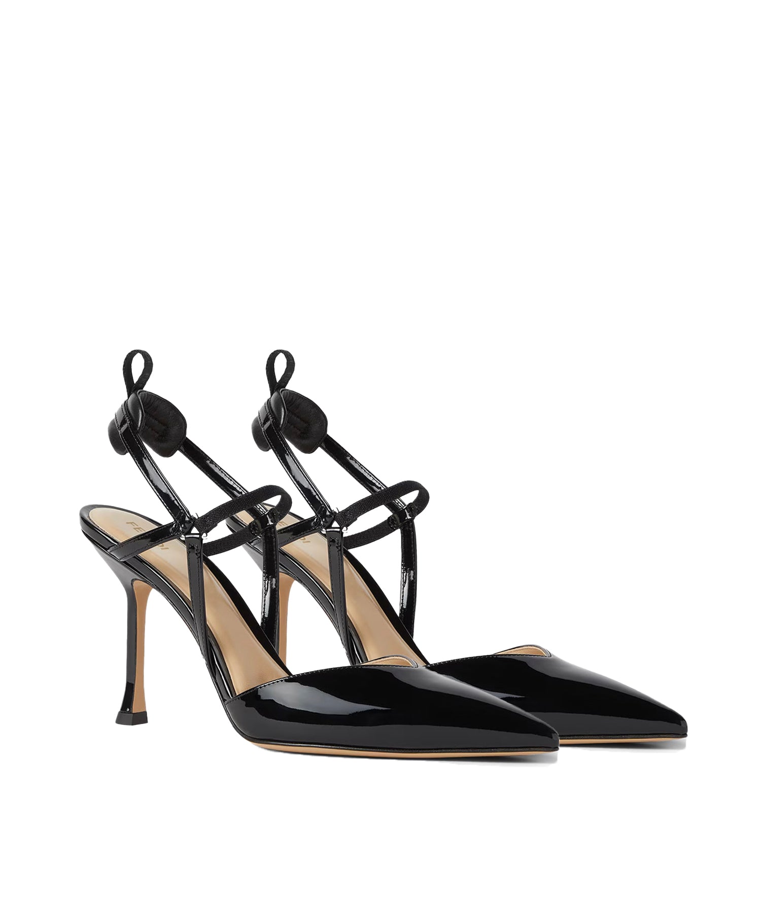 Slingback Very Colibrì in pelle verniciata 8J9096 NEHF0QA1 FENDI 