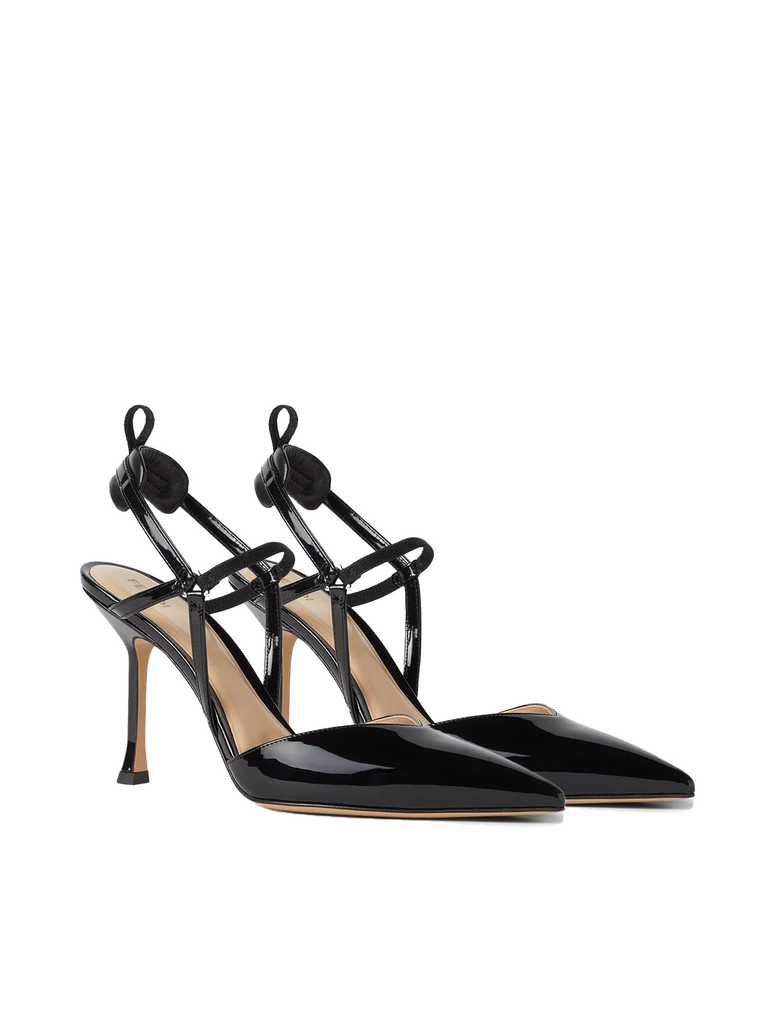 Slingback Very Colibrì in pelle verniciata 8J9096 NEHF0QA1 FENDI 