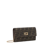 Portafoglio Continental FF Jacquard 8M0596 B1JYF0VAT FENDI 