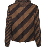 Giacca a vento reversibile in nylon FAA615 A79NF13IZ FENDI 