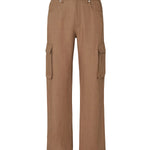 Pantaloni in lino FB1135 AVSGF19FJ FENDI 