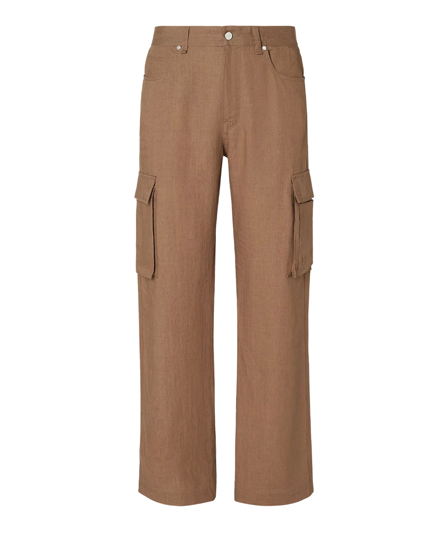 Pantaloni in lino FB1135 AVSGF19FJ FENDI 