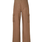 Pantaloni in lino FB1135 AVSGF19FJ FENDI 