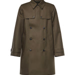 Trench midi doppiopetto FF0874 B1UEF1XEW FENDI 