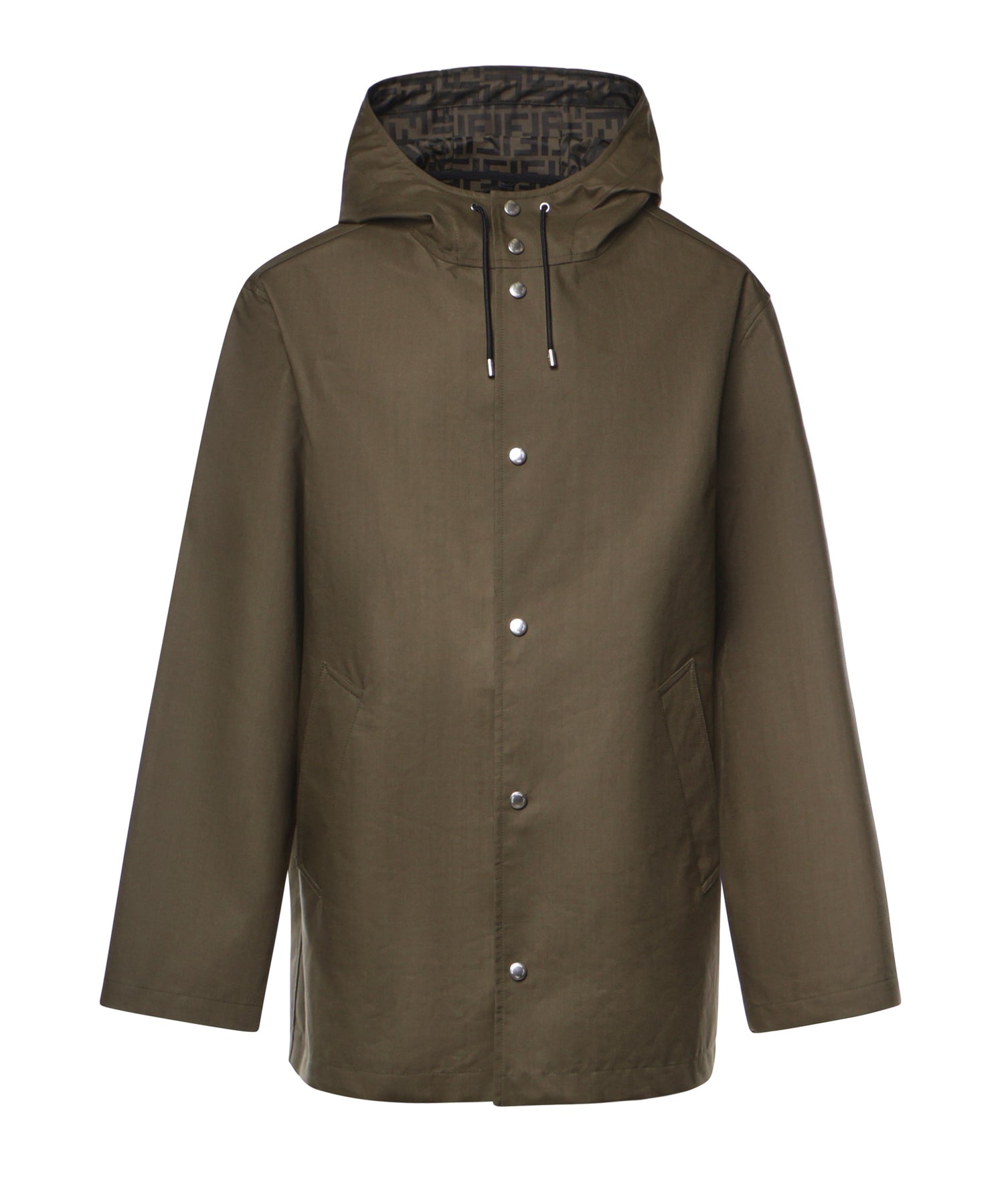 Trench midi con cappuccio FF0903 B1UEF1XEW FENDI 