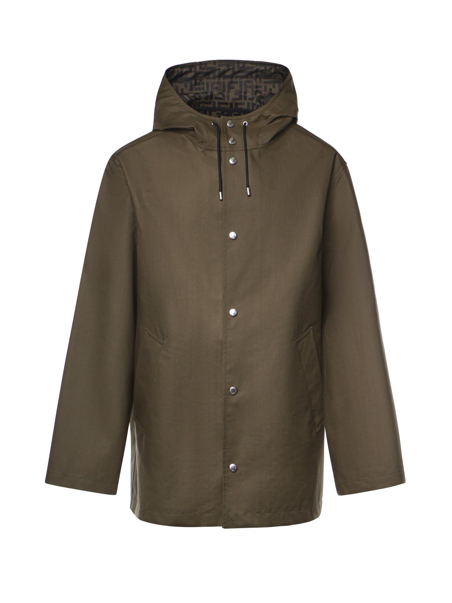 Trench midi con cappuccio FF0903 B1UEF1XEW FENDI 