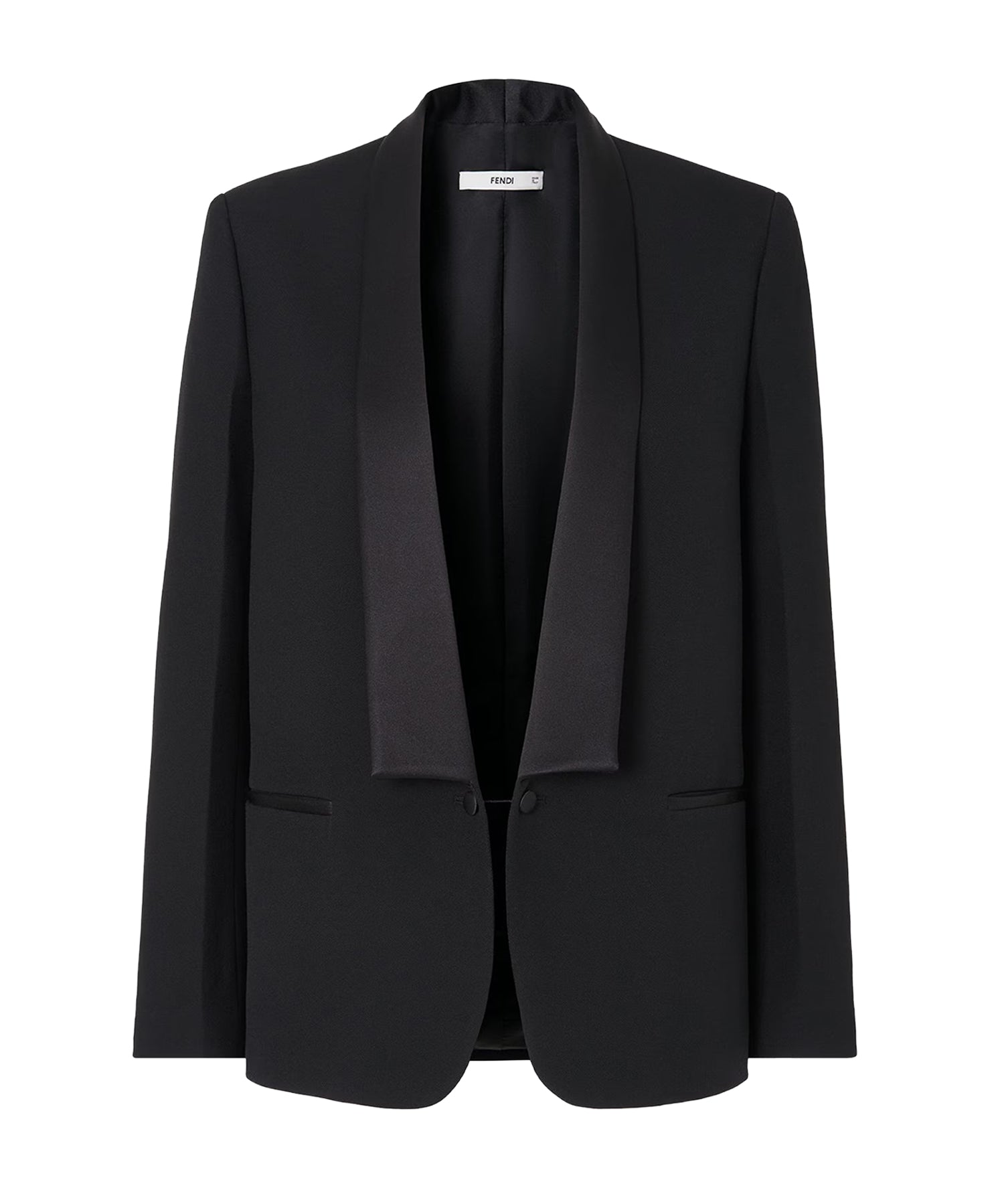 Blazer monopetto in Grain de Poudret FJ7746 B1G0F0QA1 FENDI 