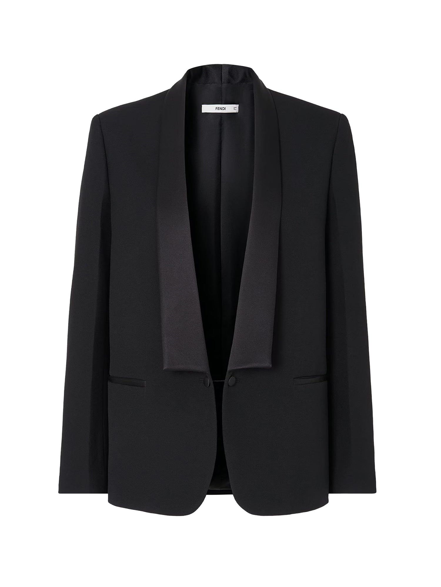 Blazer monopetto in Grain de Poudret FJ7746 B1G0F0QA1 FENDI 