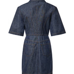 Abito in chambray con logo FLD576 AW8HF0QB0 FENDI 