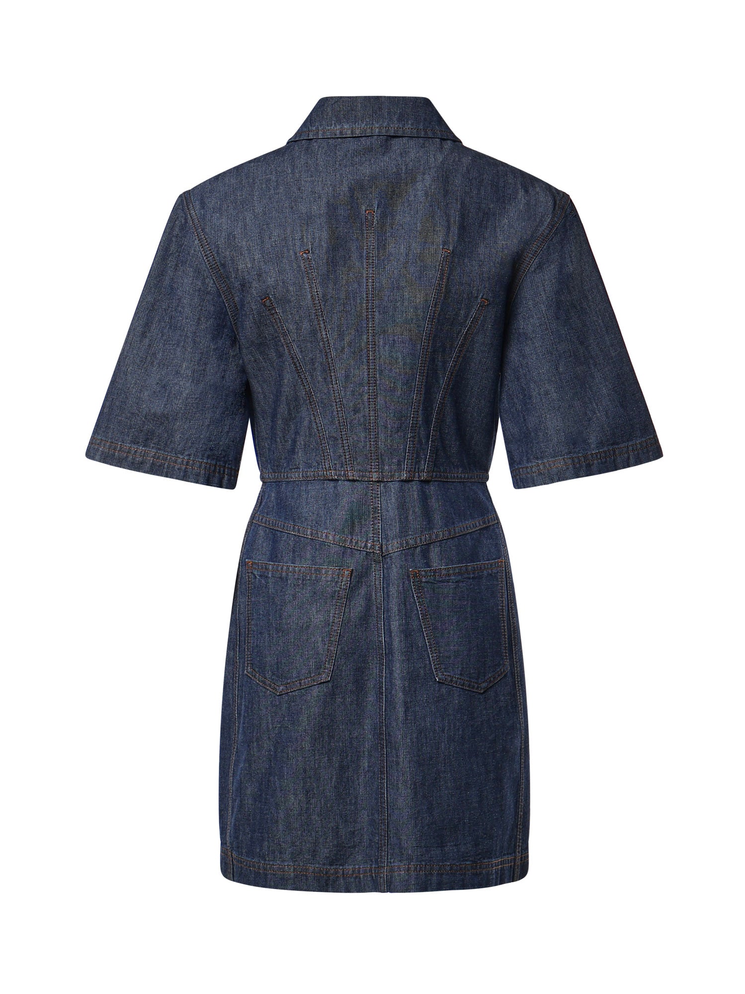 Abito in chambray con logo FLD576 AW8HF0QB0 FENDI 