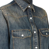 Camicia in denim FLF867 B1PDF19S8 FENDI 