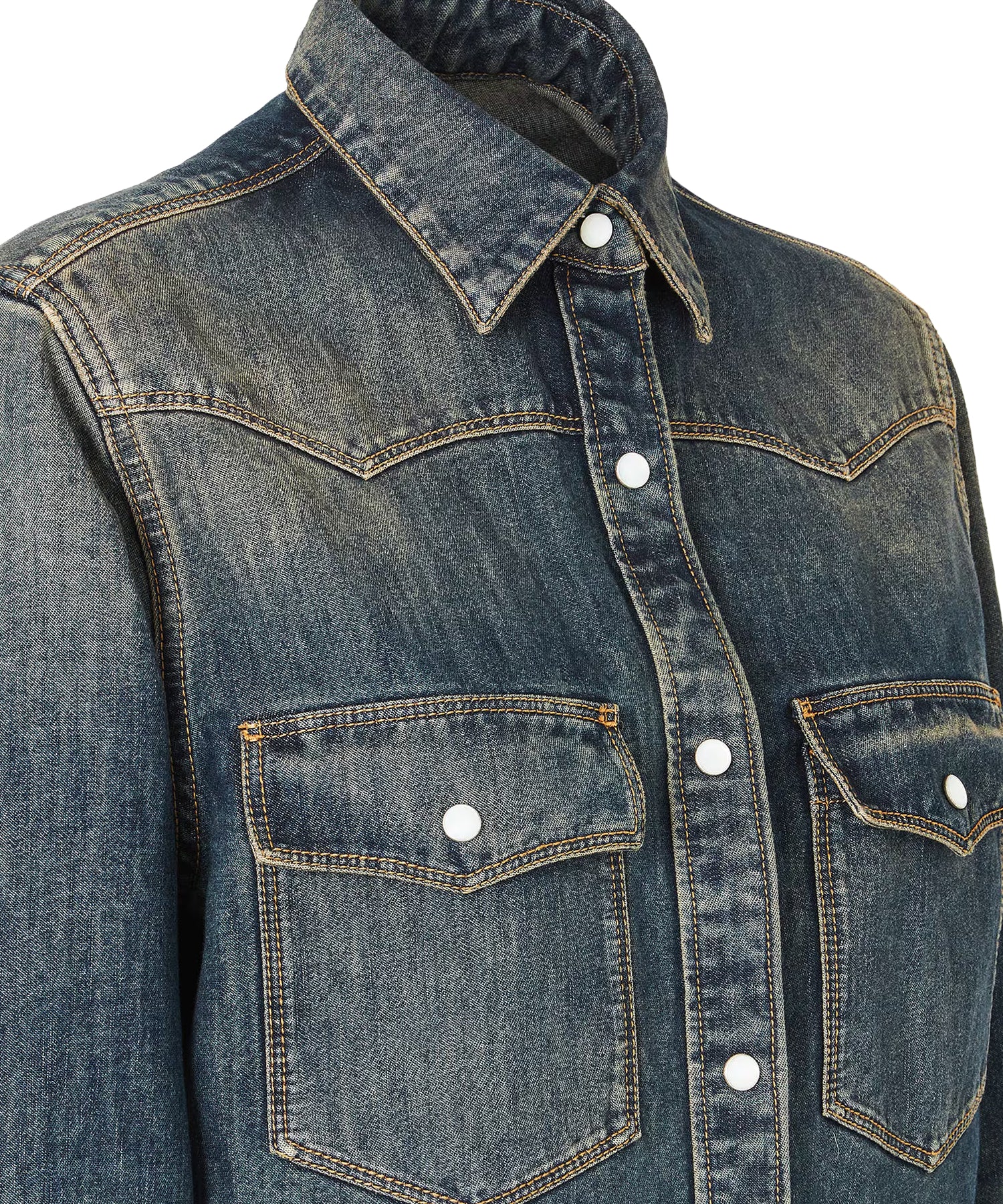 Camicia in denim FLF867 B1PDF19S8 FENDI 