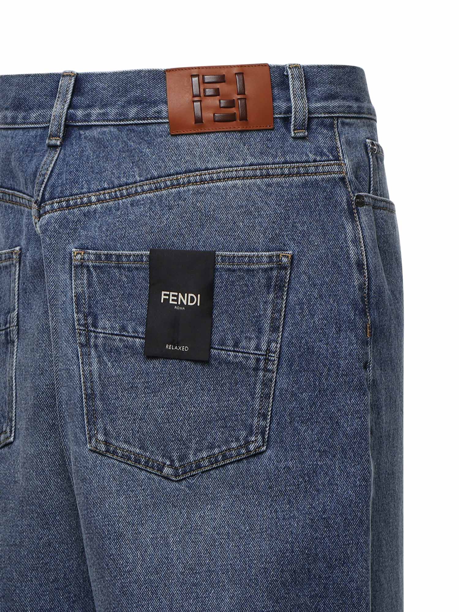 Jeans in denim FLP345 B15DF0UV2 FENDI 
