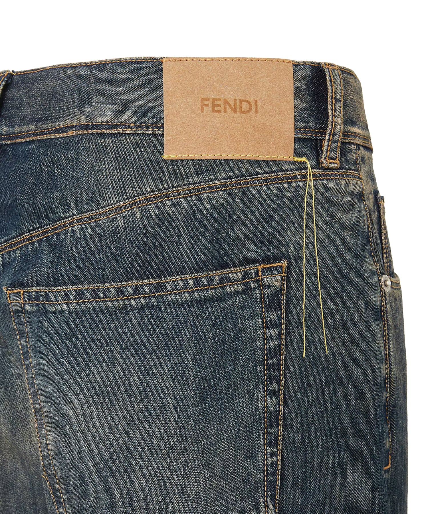 Jeans in denim Bananatex® FLP377 B1PDF19S8 FENDI 