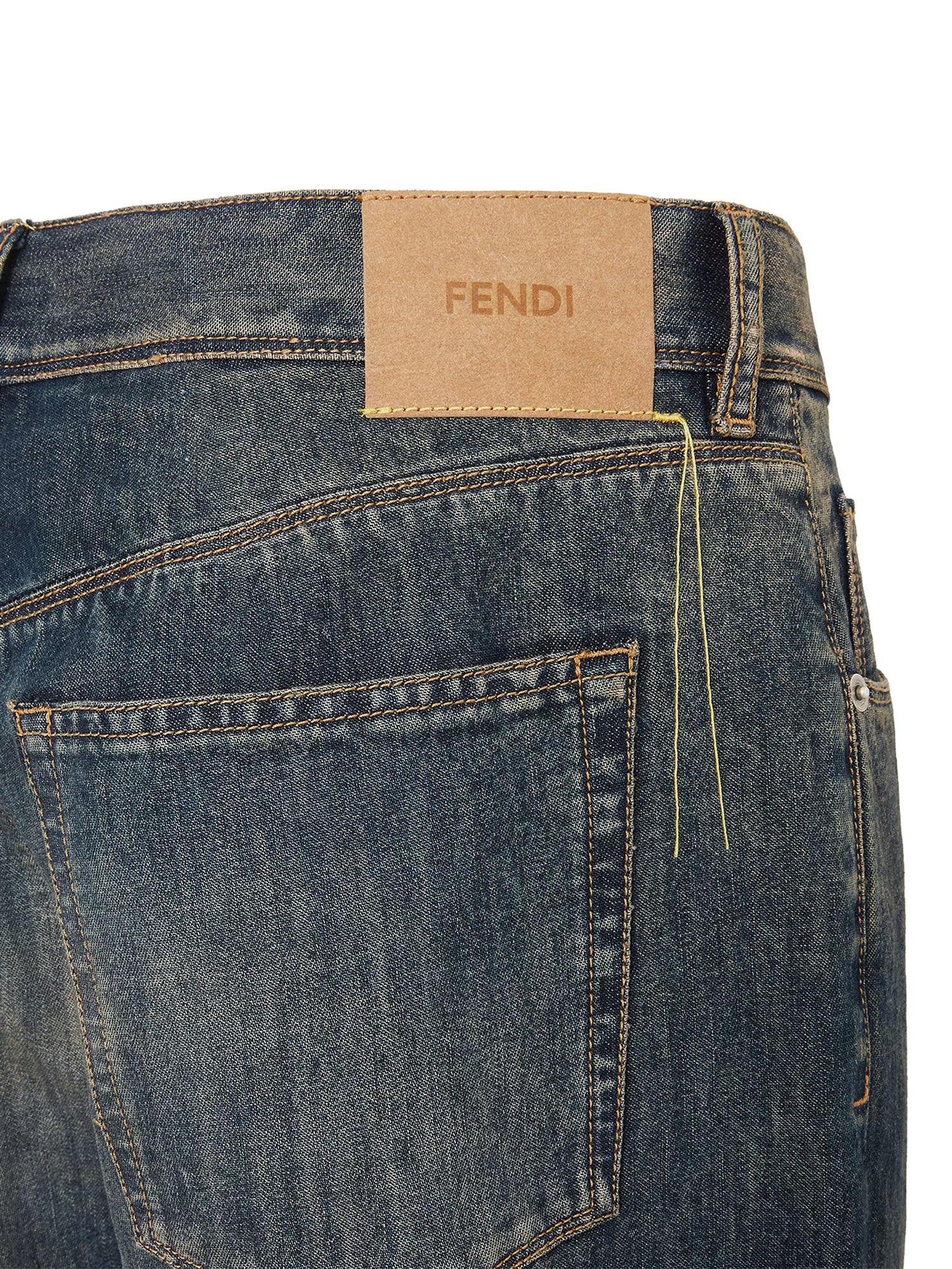 Jeans in denim Bananatex® FLP377 B1PDF19S8 FENDI 