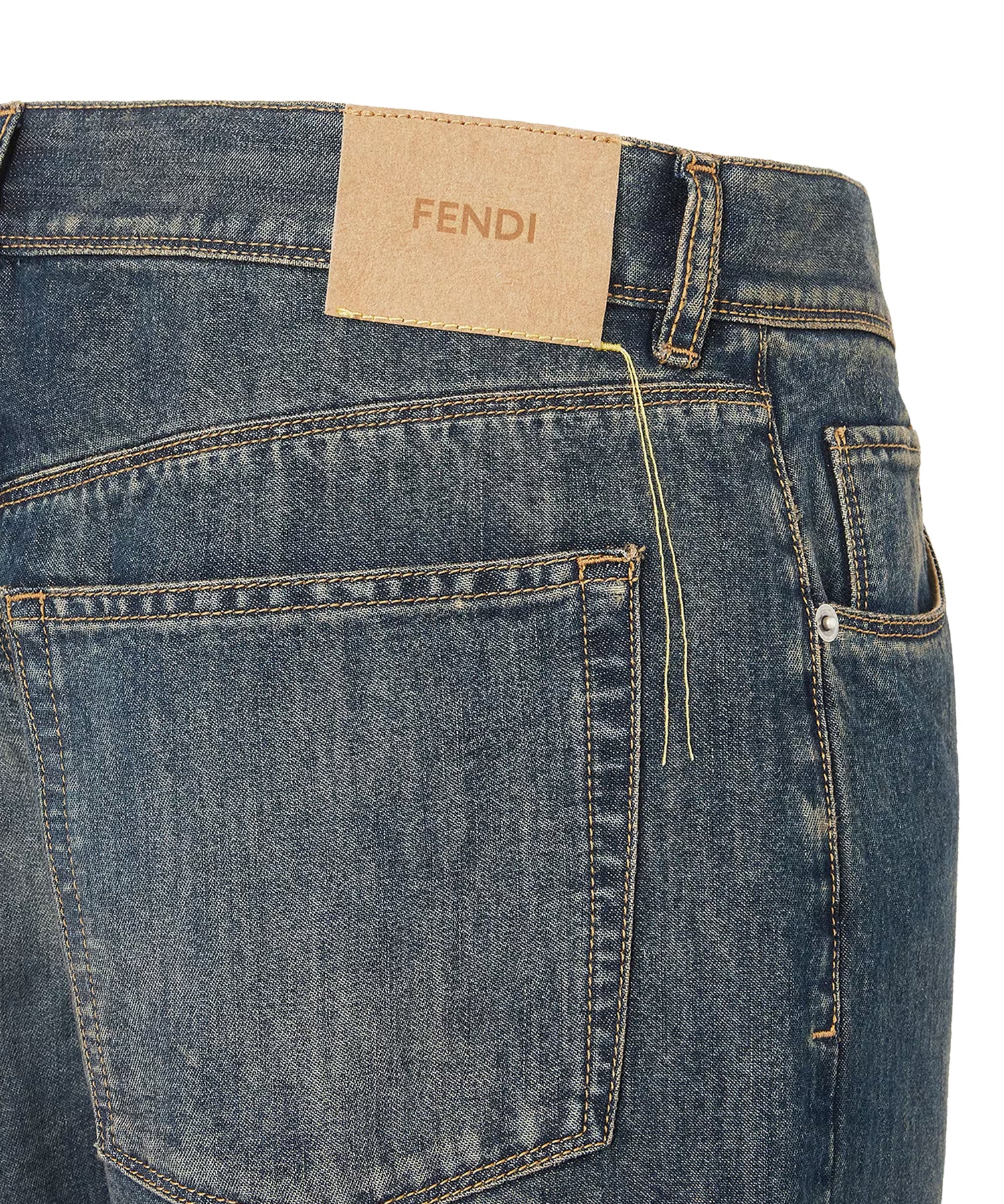 Jeans in denim Bananatex® FLP908 B1PDF19S8 FENDI 