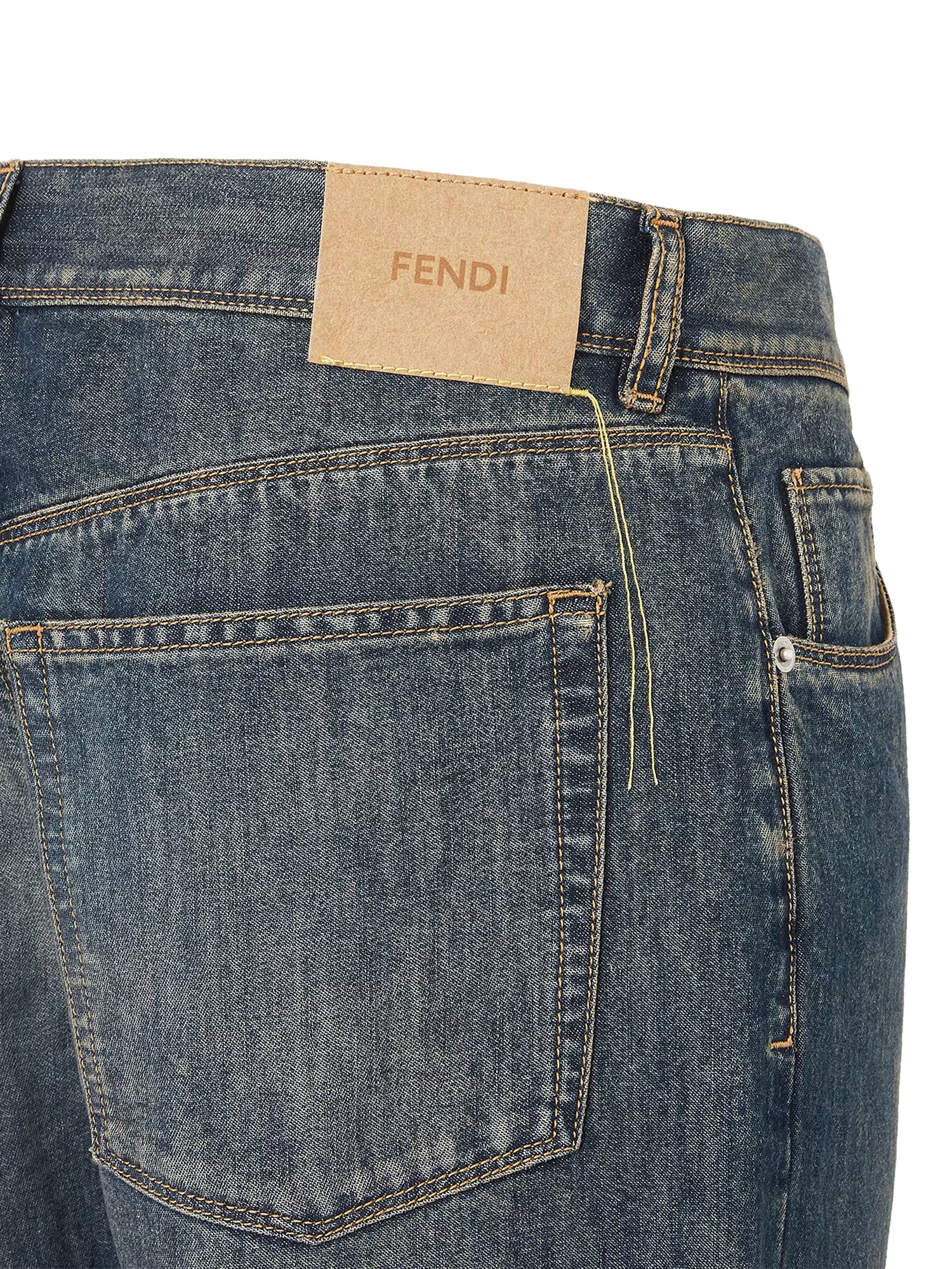 Jeans in denim Bananatex® FLP908 B1PDF19S8 FENDI 