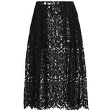 Gonna midi in pizzo macramè FQ7762 B1U2F0QA1 FENDI 
