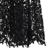 Gonna midi in pizzo macramè FQ7762 B1U2F0QA1 FENDI 