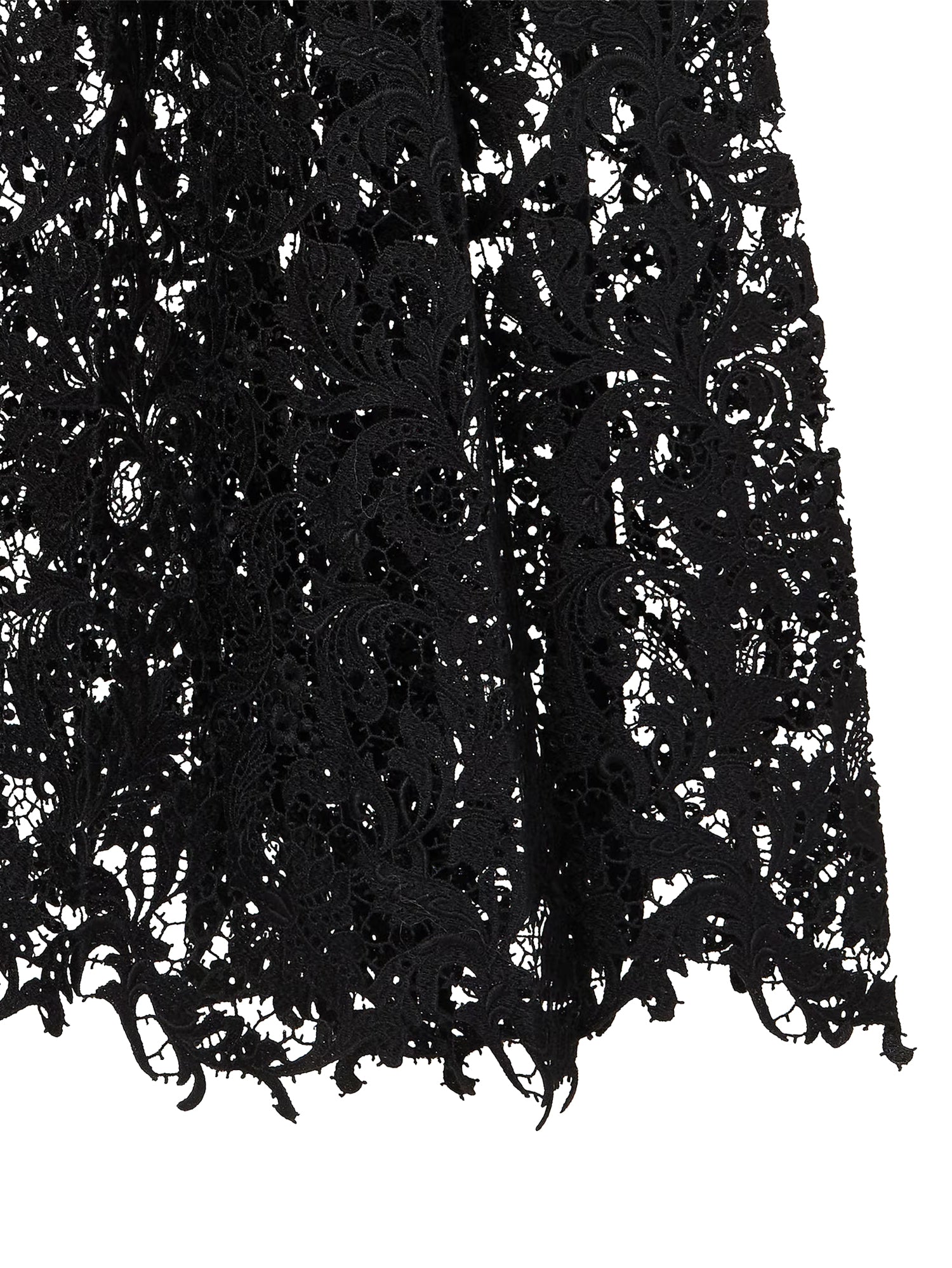 Gonna midi in pizzo macramè FQ7762 B1U2F0QA1 FENDI 