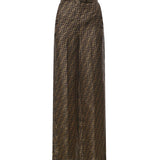 Pantalone in twill FF Jacquard FR6606 A8G3F118W FENDI 