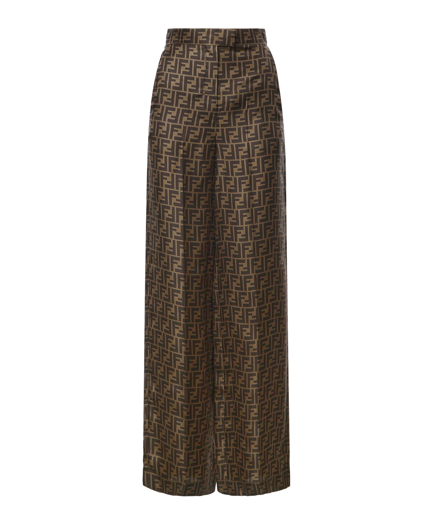 Pantalone in twill FF Jacquard FR6606 A8G3F118W FENDI 