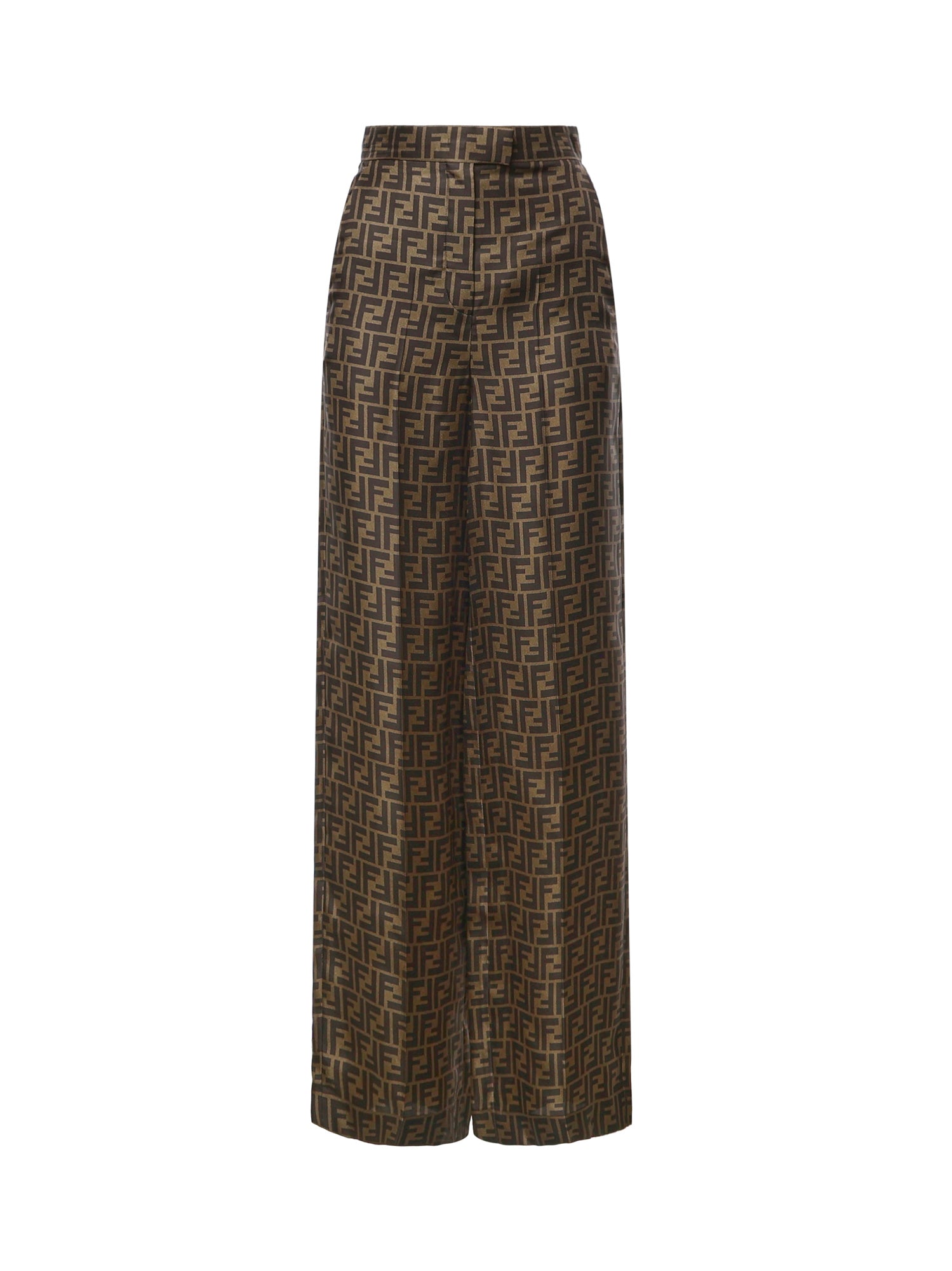Pantalone in twill FF Jacquard FR6606 A8G3F118W FENDI 