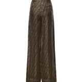 Pantalone in twill FF Jacquard FR6606 A8G3F118W FENDI 