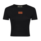 Top in cotone con logo FS8110 AW87F0GME FENDI 