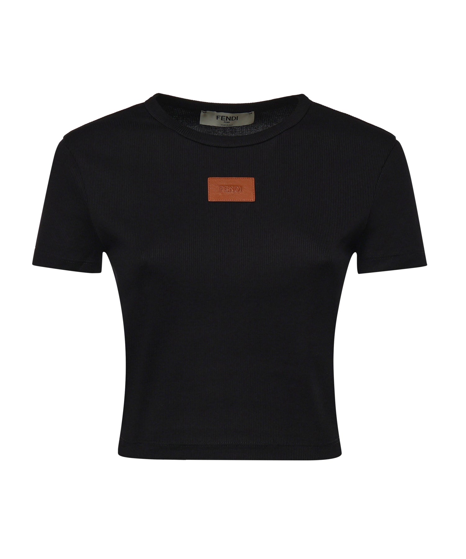 Top in cotone con logo FS8110 AW87F0GME FENDI 
