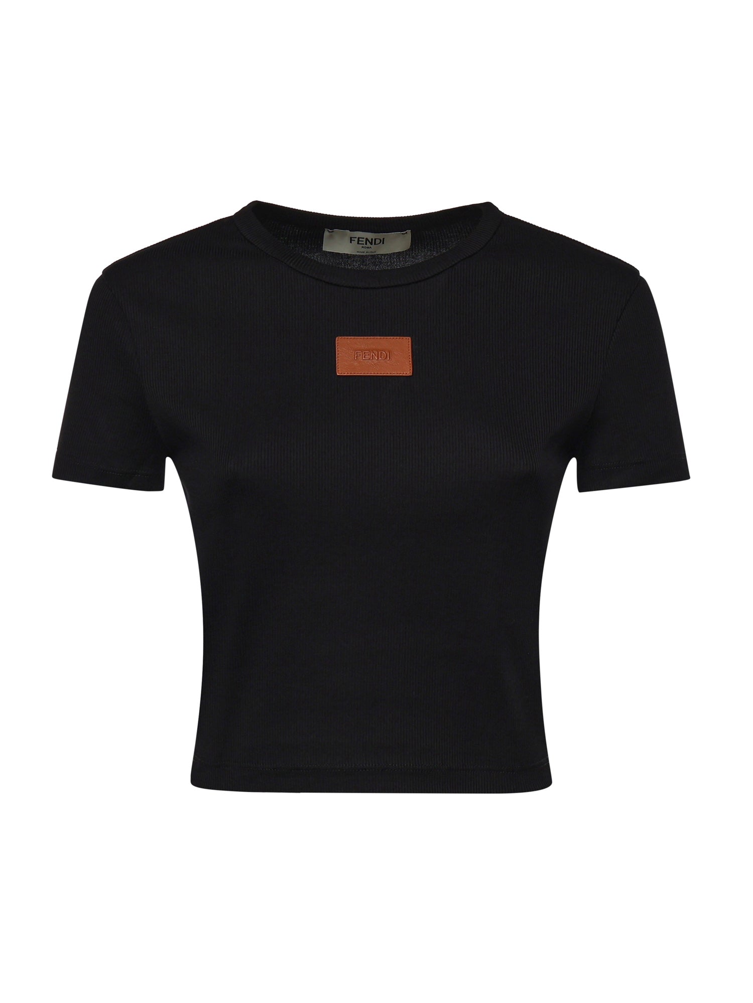 Top in cotone con logo FS8110 AW87F0GME FENDI 