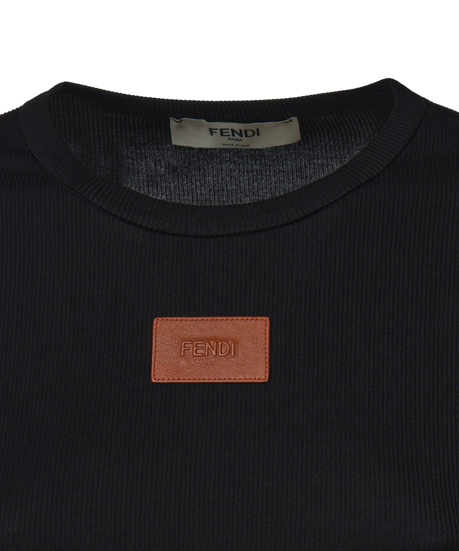 Top in cotone con logo FS8110 AW87F0GME FENDI 