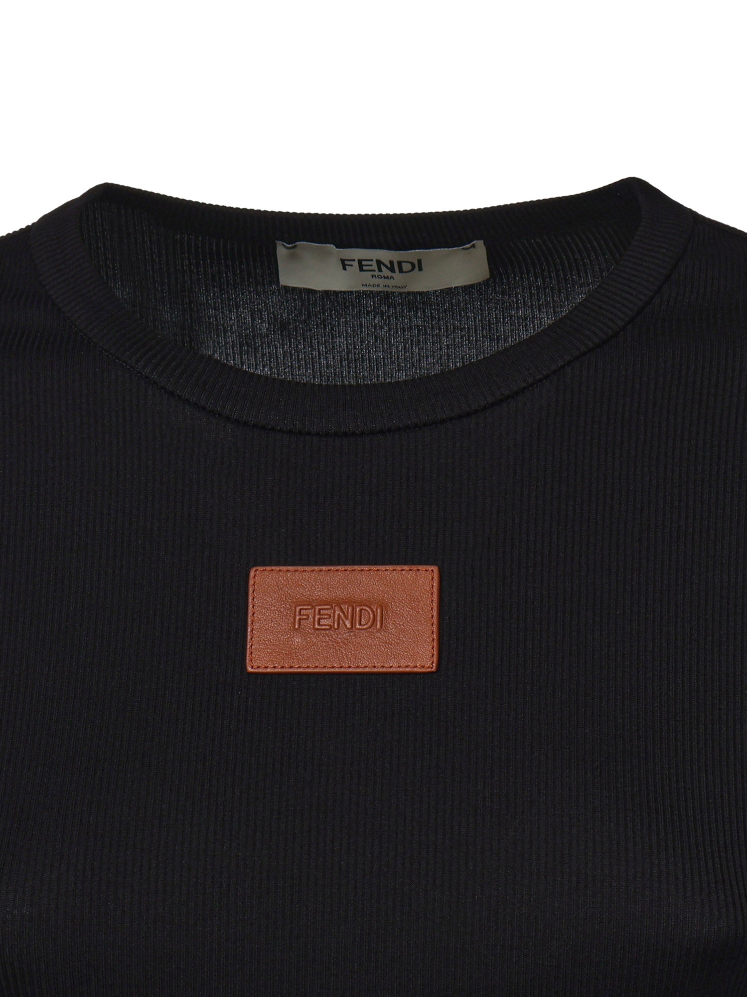 Top in cotone con logo FS8110 AW87F0GME FENDI 