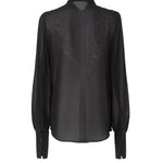 Camicia in georgette e pizzo FS8381 B1UKF0QA1 FENDI 
