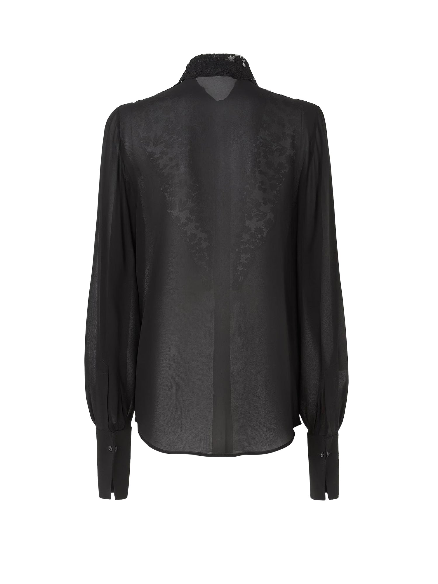 Camicia in georgette e pizzo FS8381 B1UKF0QA1 FENDI 
