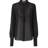 Camicia in georgette e pizzo FS8381 B1UKF0QA1 FENDI 