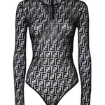 Body in pizzo FF Jacquard FXF630 AJYLF0GME FENDI 
