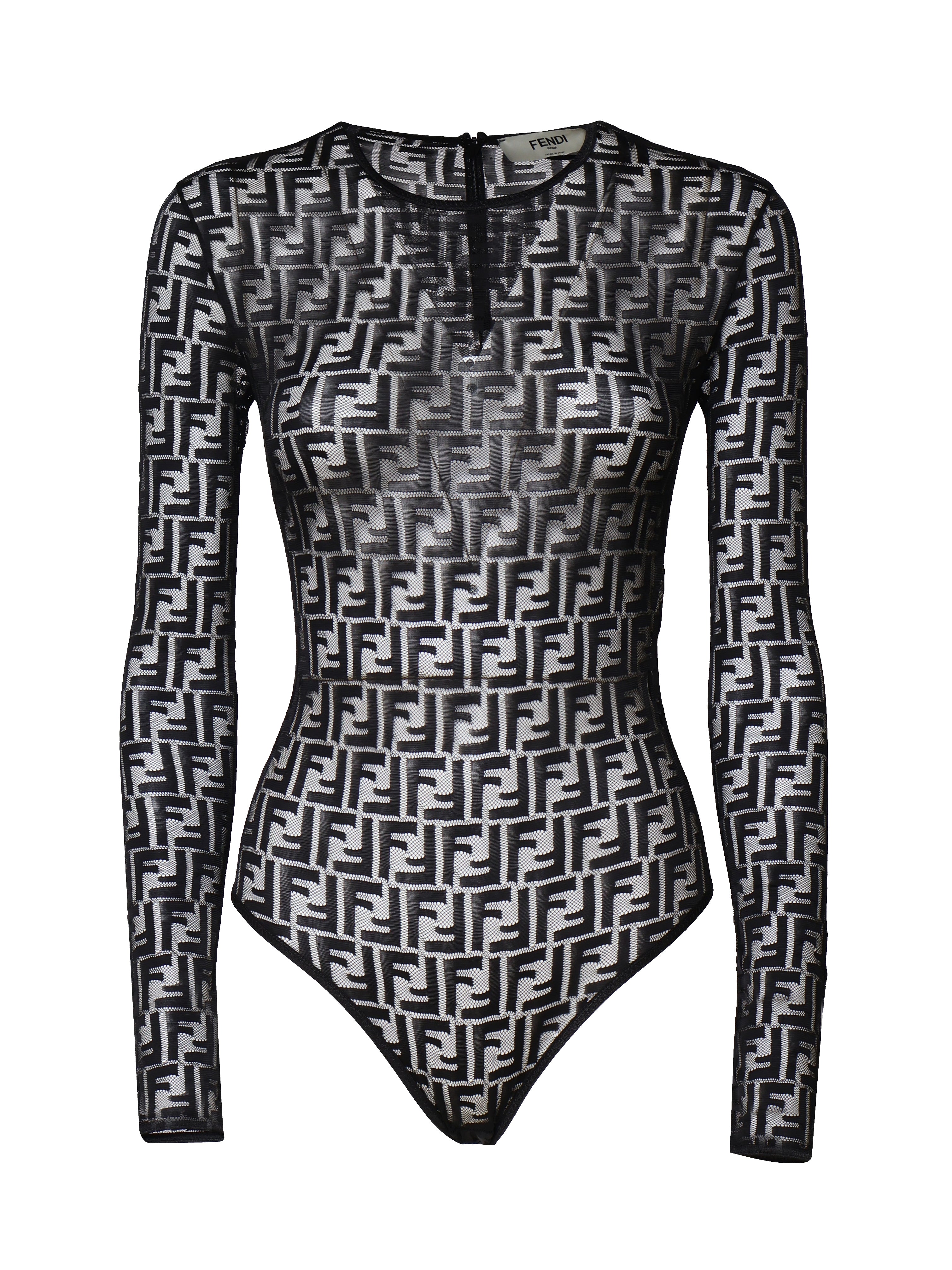 Body in pizzo FF Jacquard FXF630 AJYLF0GME FENDI 