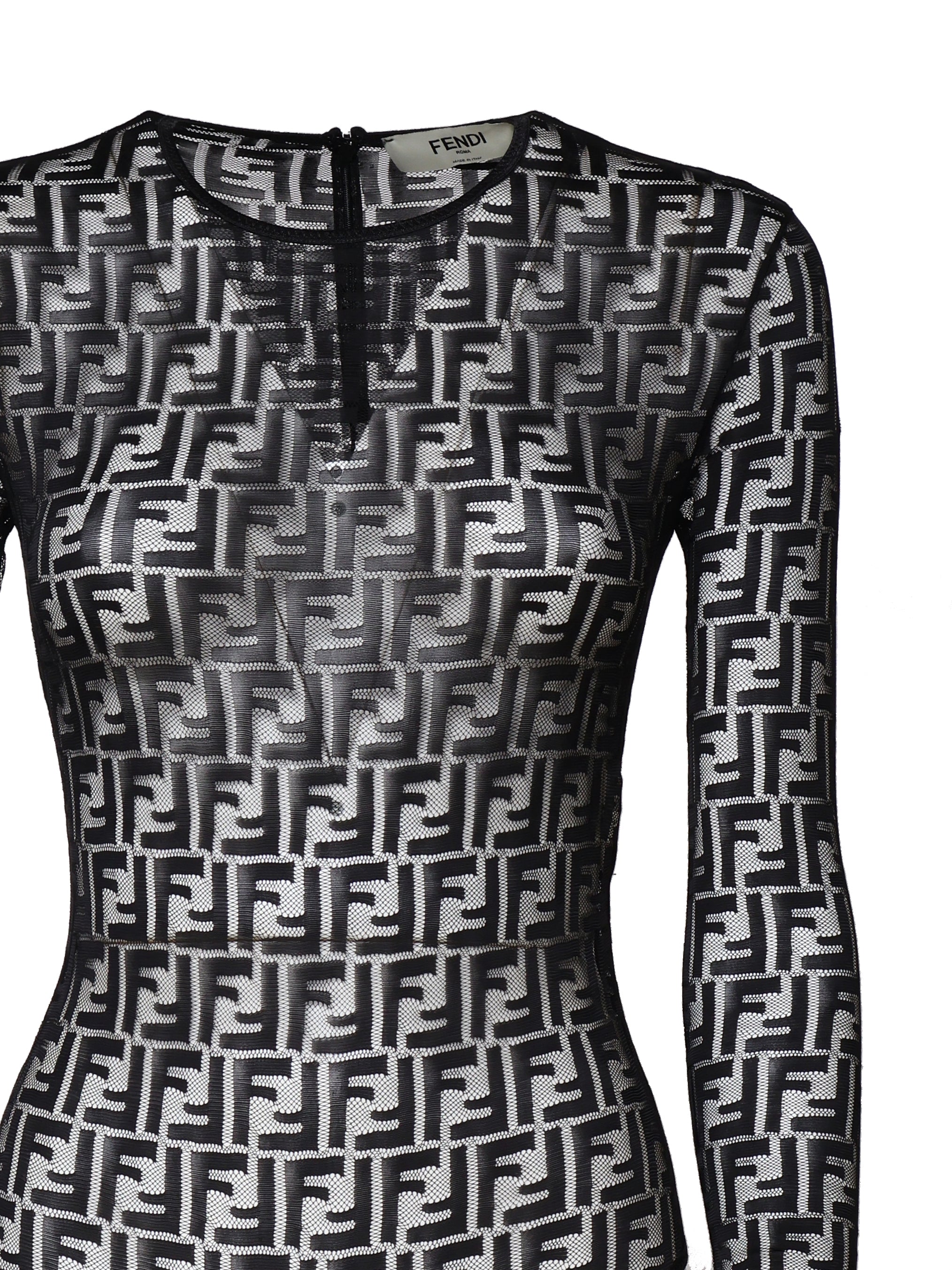 Body in pizzo FF Jacquard FXF630 AJYLF0GME FENDI 