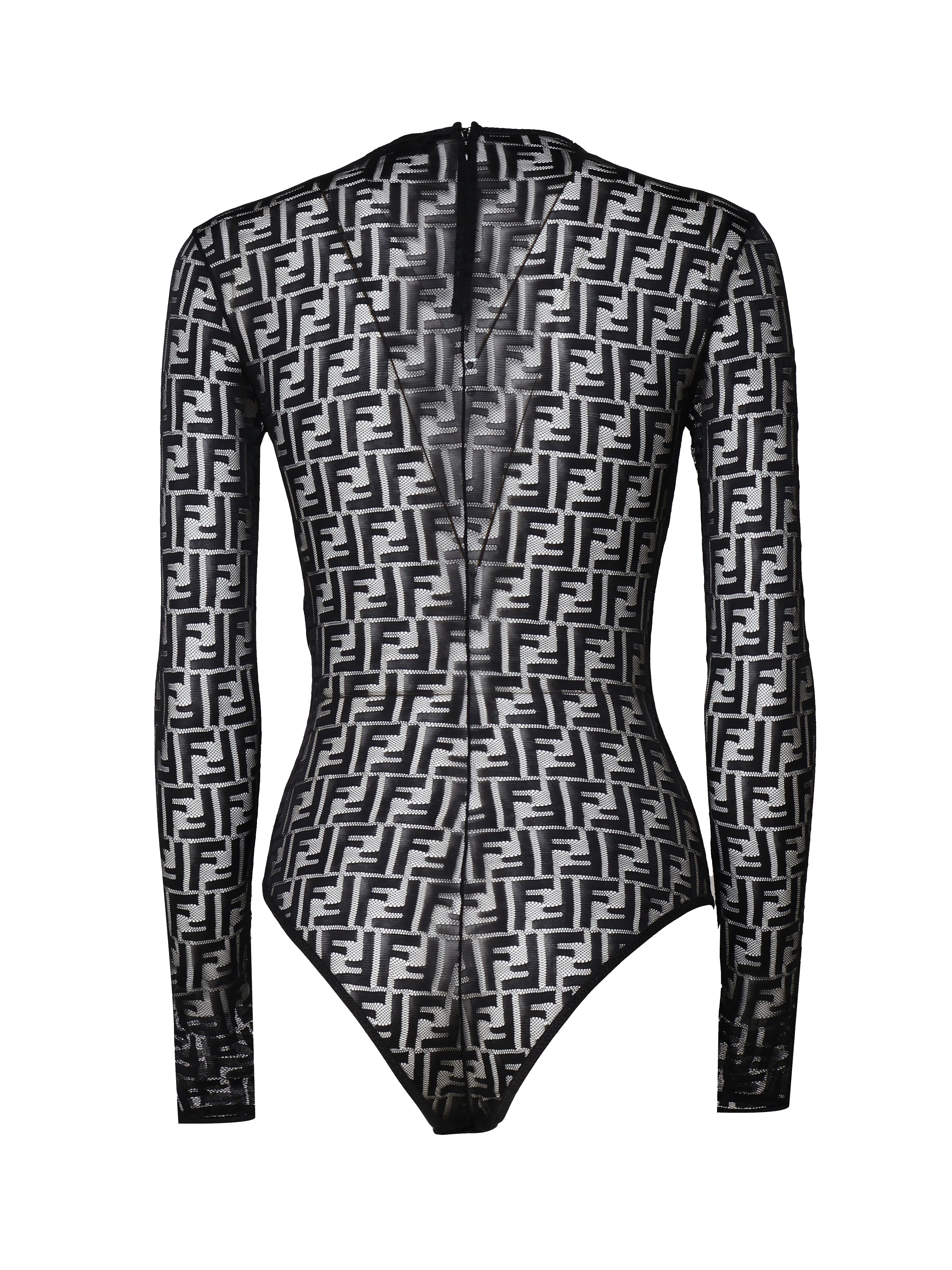 Body in pizzo FF Jacquard FXF630 AJYLF0GME FENDI 