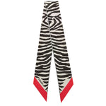 Bandeau in seta con stampa Tiger animalier FXT011 B1VPF1Y7A FENDI 