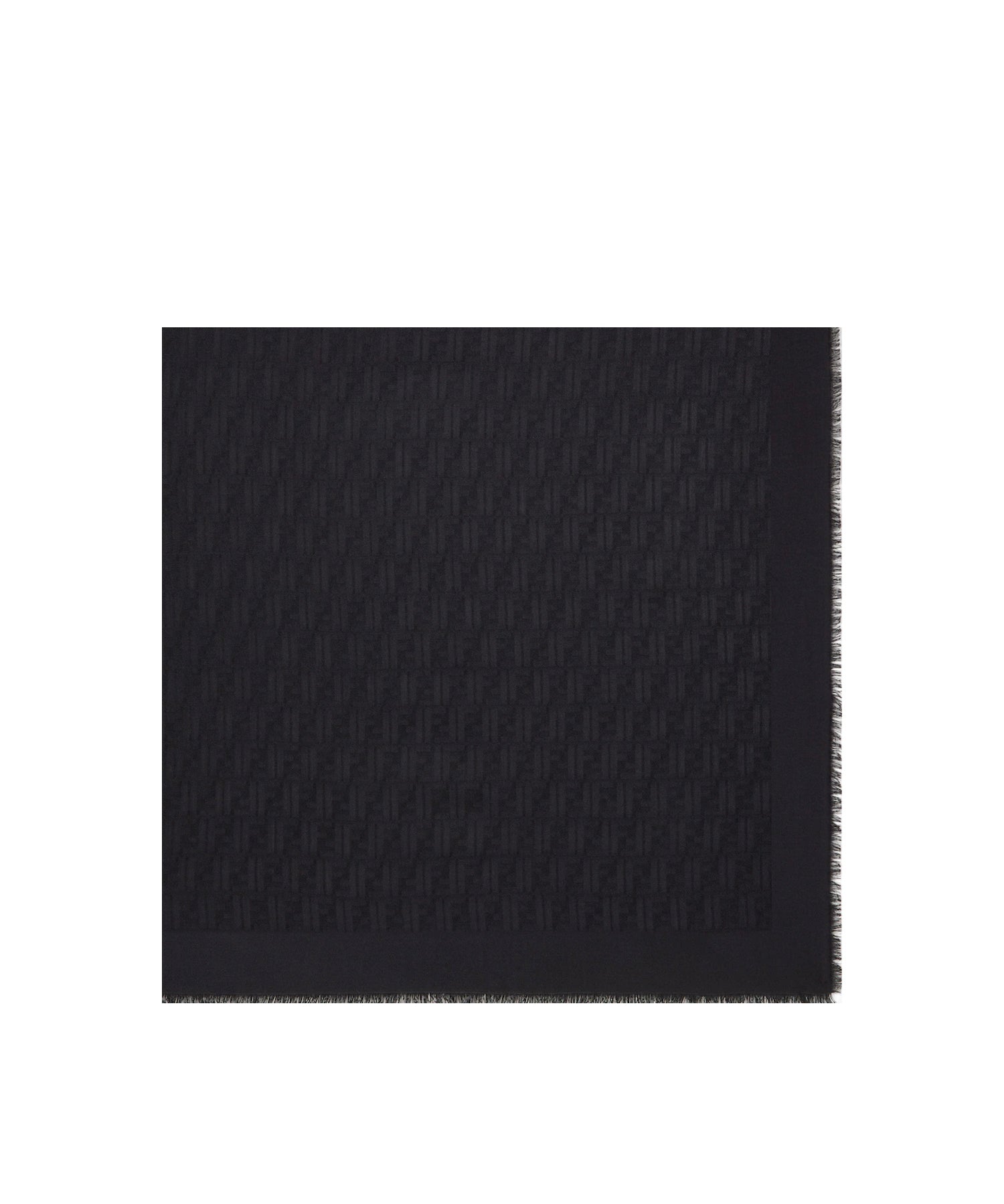 Scialle FF Jacquard in lana, seta e cashmere FXT388 B1VKF0QA1 FENDI 