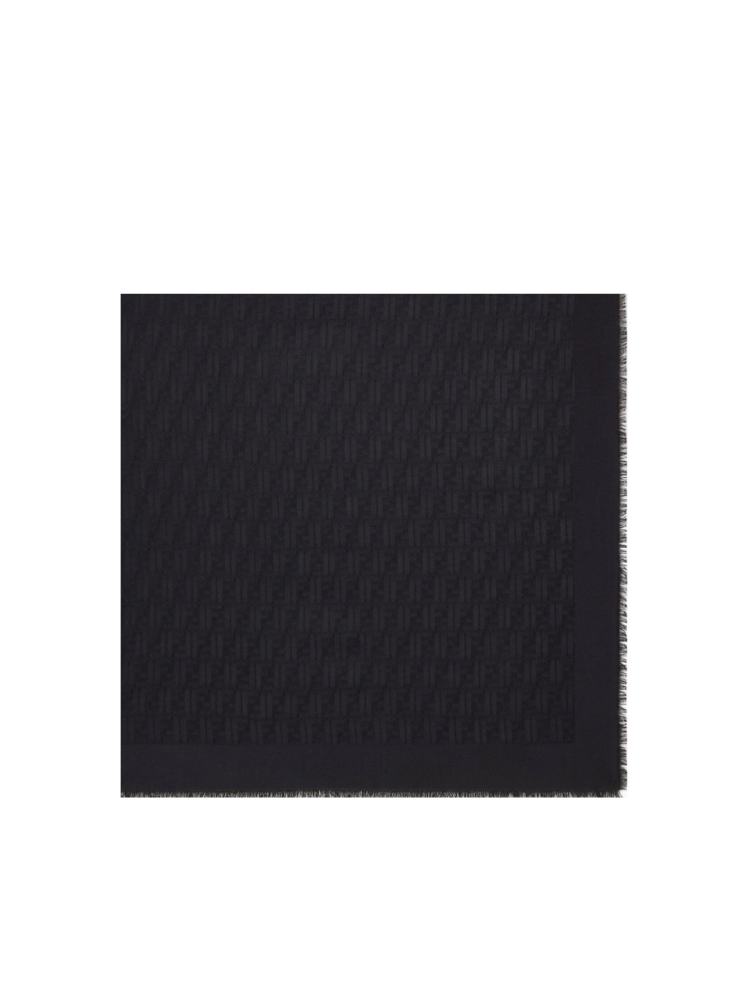 Scialle FF Jacquard in lana, seta e cashmere FXT388 B1VKF0QA1 FENDI 