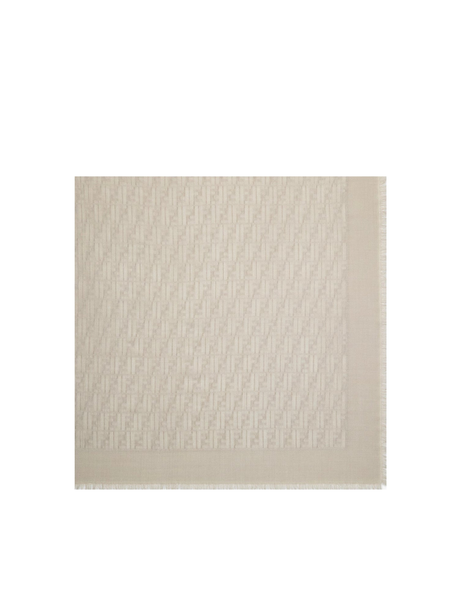 Scialle FF Jacquard in lana, seta e cashmere FXT388 B1VKF1Y7Q FENDI 