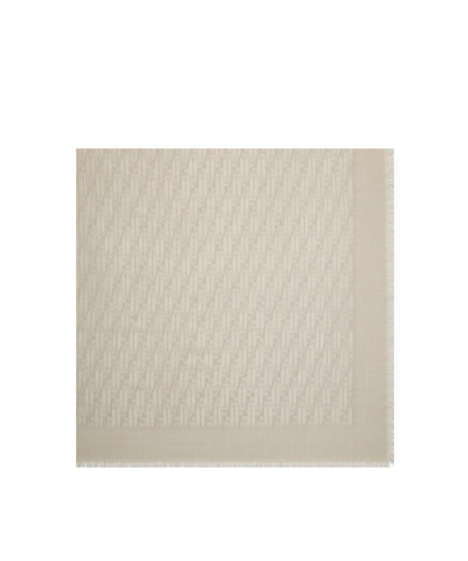 Scialle FF Jacquard in lana, seta e cashmere FXT388 B1VKF1Y7Q FENDI 