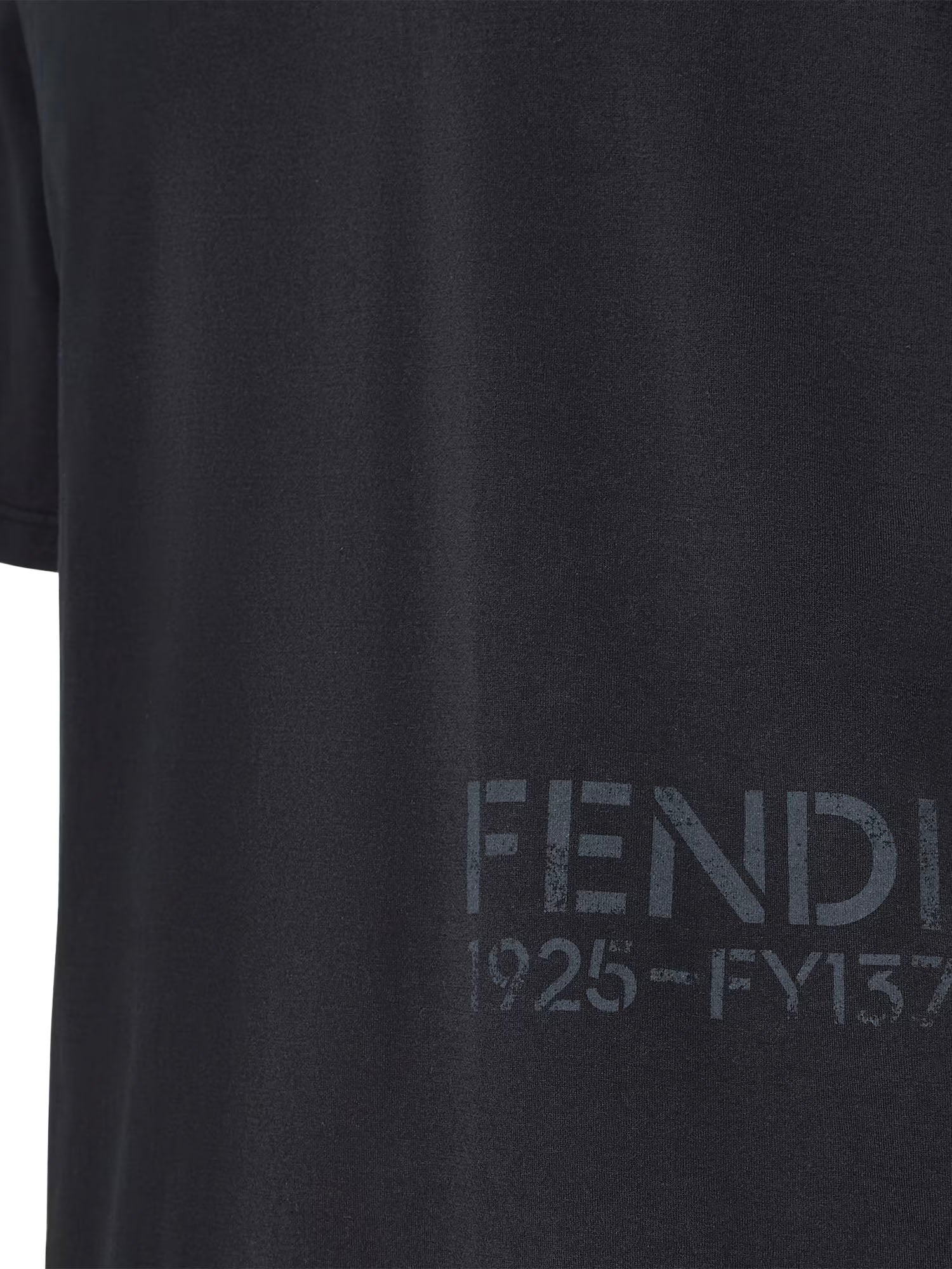 T-shirt in cotone con logo FY1370 B19QF043Y FENDI 