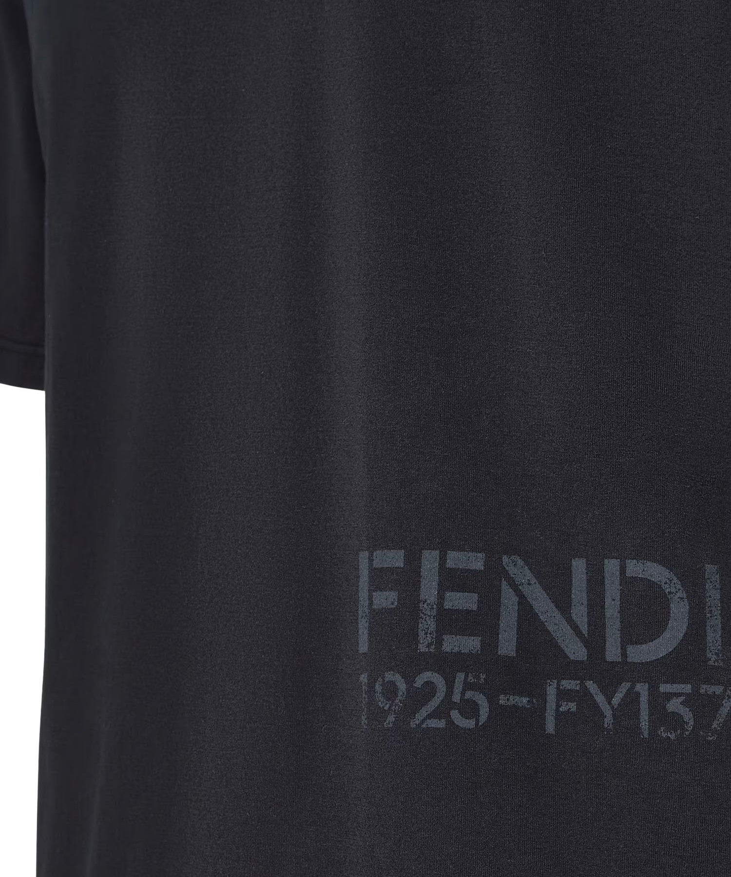 T-shirt in cotone con logo FY1370 B19QF043Y FENDI 