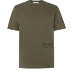 T-shirt in cotone con logo FY1370 B19QF0QQ4 FENDI 