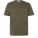 T-shirt in cotone con logo FY1370 B19QF0QQ4 FENDI 